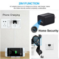 Vente chaude Chargeur Mural Caméra Espion Cachée Invisible 720P Adaptateur Secteur Caméra Espion WIFI A1 Infrarouge CCTV DVR Caméra Cachée Chinoise